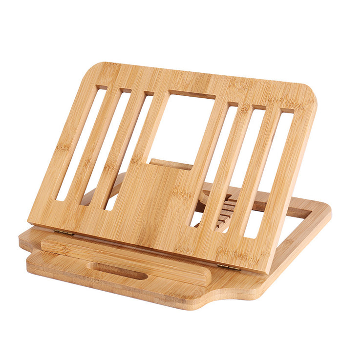 Notebook Stand Bamboo Foldable Portable Cooler Pad