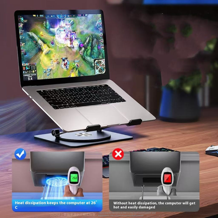 Notebook Stand Hanging Standing Cooler Pad Elevated Rack